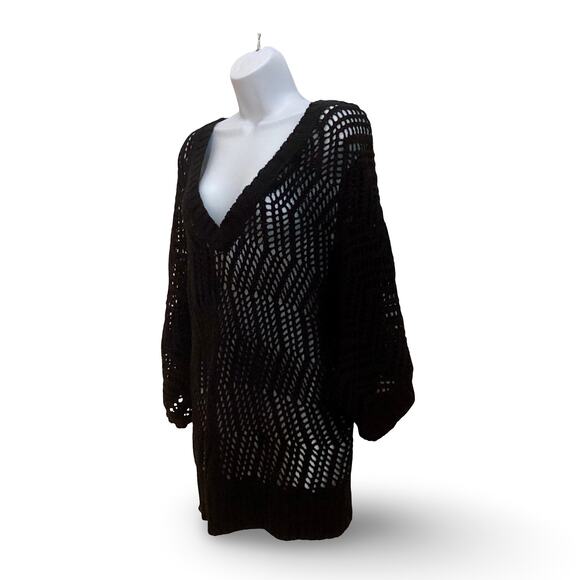 Lane Bryant Open Weave Pullover Sweater - Picture 2 of 6